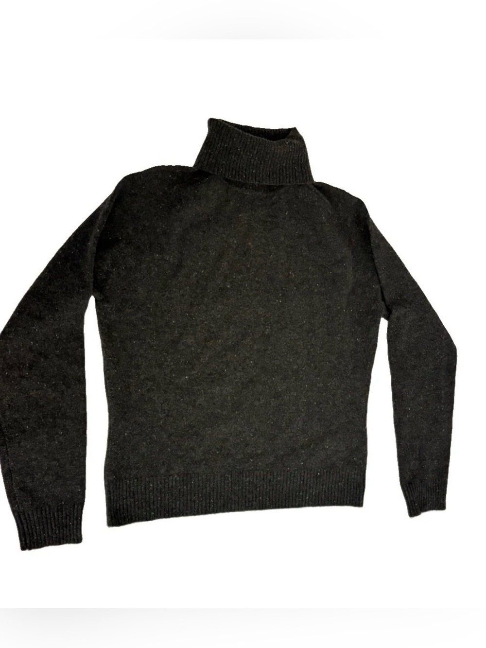 Vintage Valerie Stevens 100% CASHMERE Gray Turtleneck Women’s Petite PM Luxury